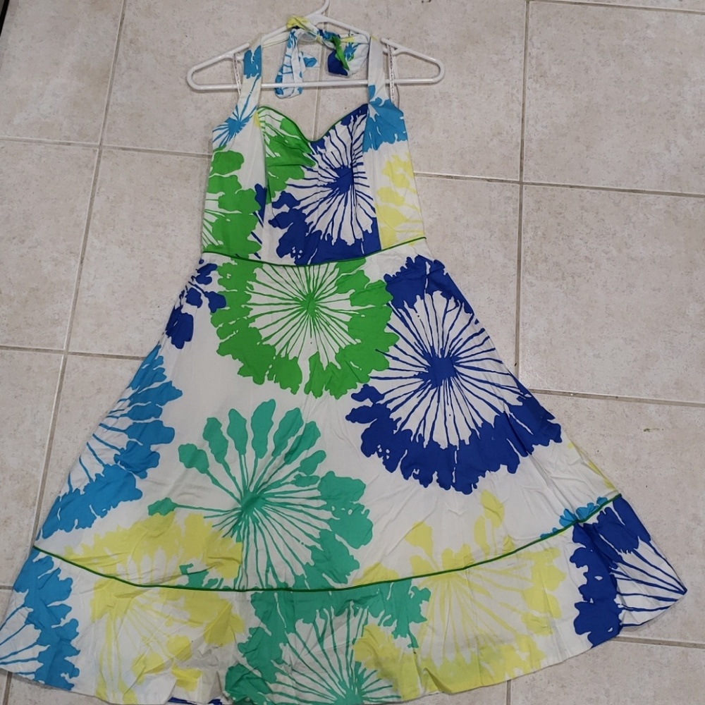 Lilly Pulitzer halter  fit and flare dress